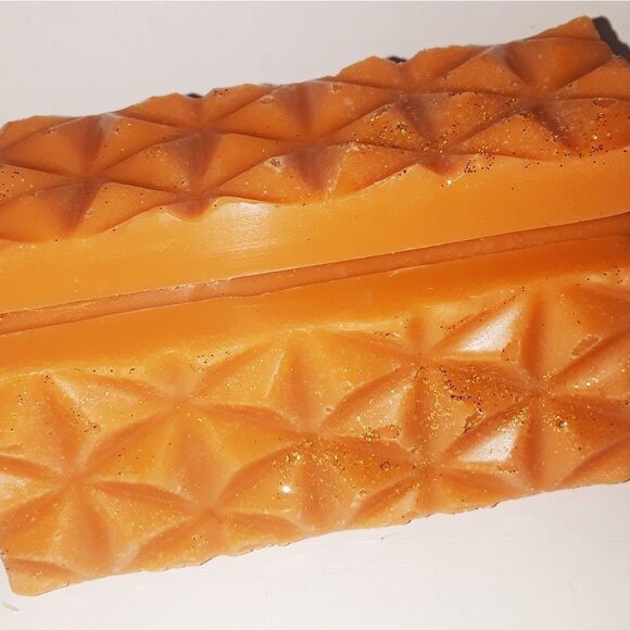 HAND Crafted Pumpkin Spiked waxmelt glitter bar 1pc buy1 get 2 free mix n match - Picture 4 of 8